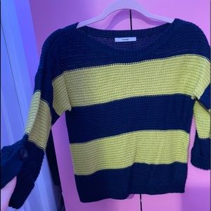 Navy  and Yellow top